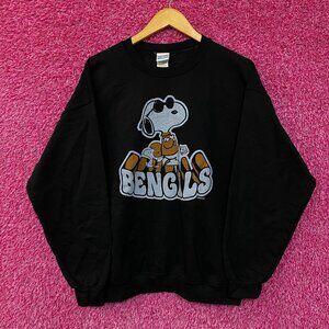 Cincinnati Bengals X Snoopy Joe Cool Crewneck sweater size Medium